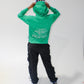 Green Rhinestone Hoodie [Preorder]