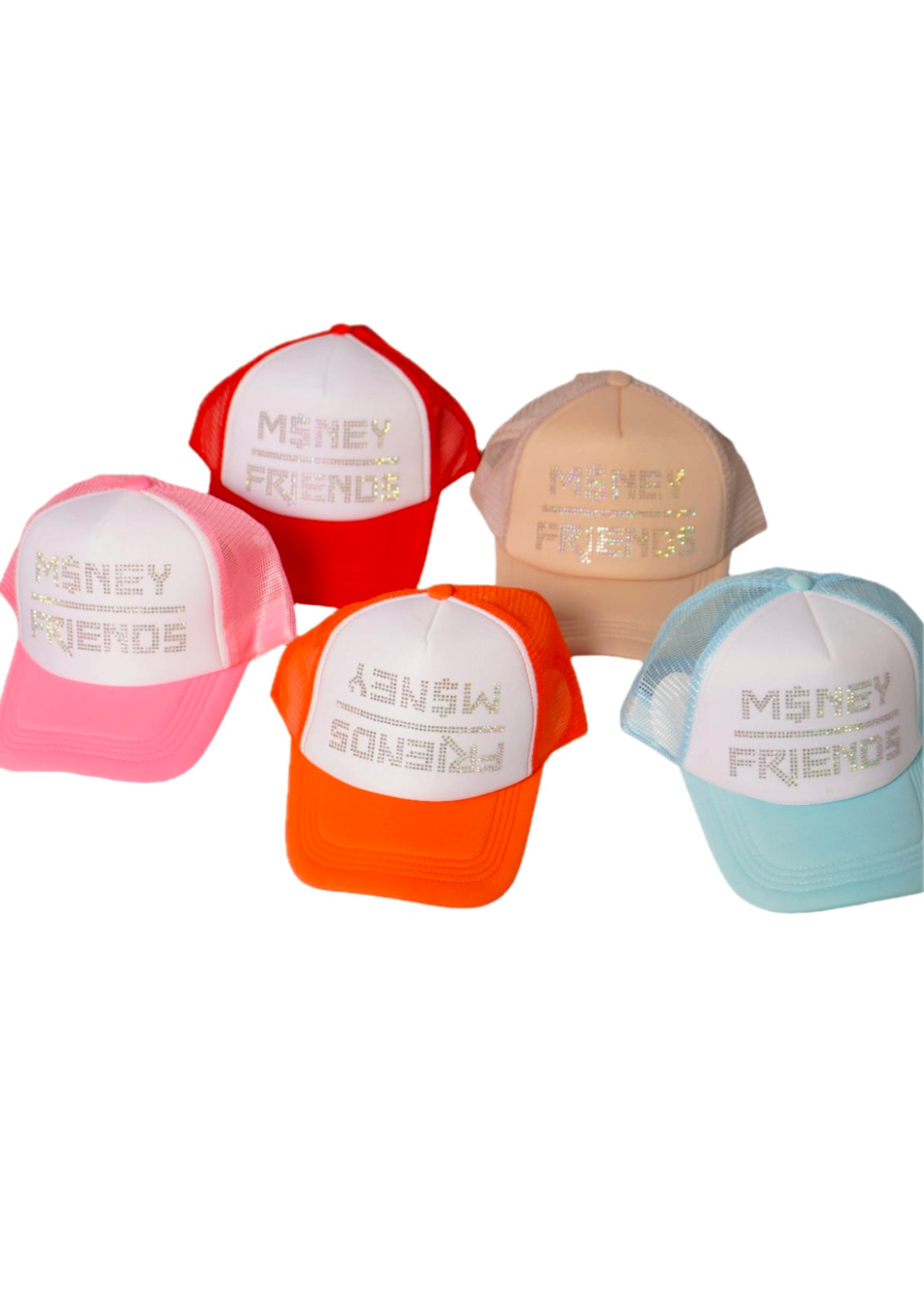 Money Over Friends Trucker Hats