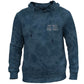 Vintage Wash Blue Rhinestone Hoodie [Preorder]