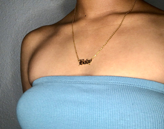 Baby Customized Gold Plated Chain